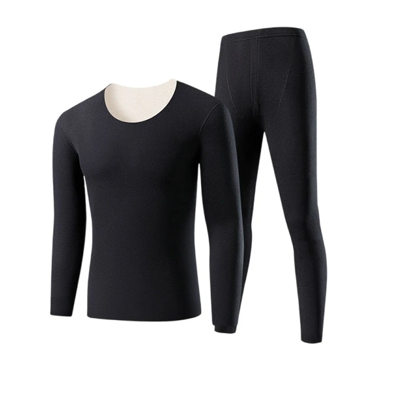 Description Picture 3 of itemThermal Underwear Men Winter First Base Layer Sets Traceless Long Johns Male Clothes Elastic Soft Material