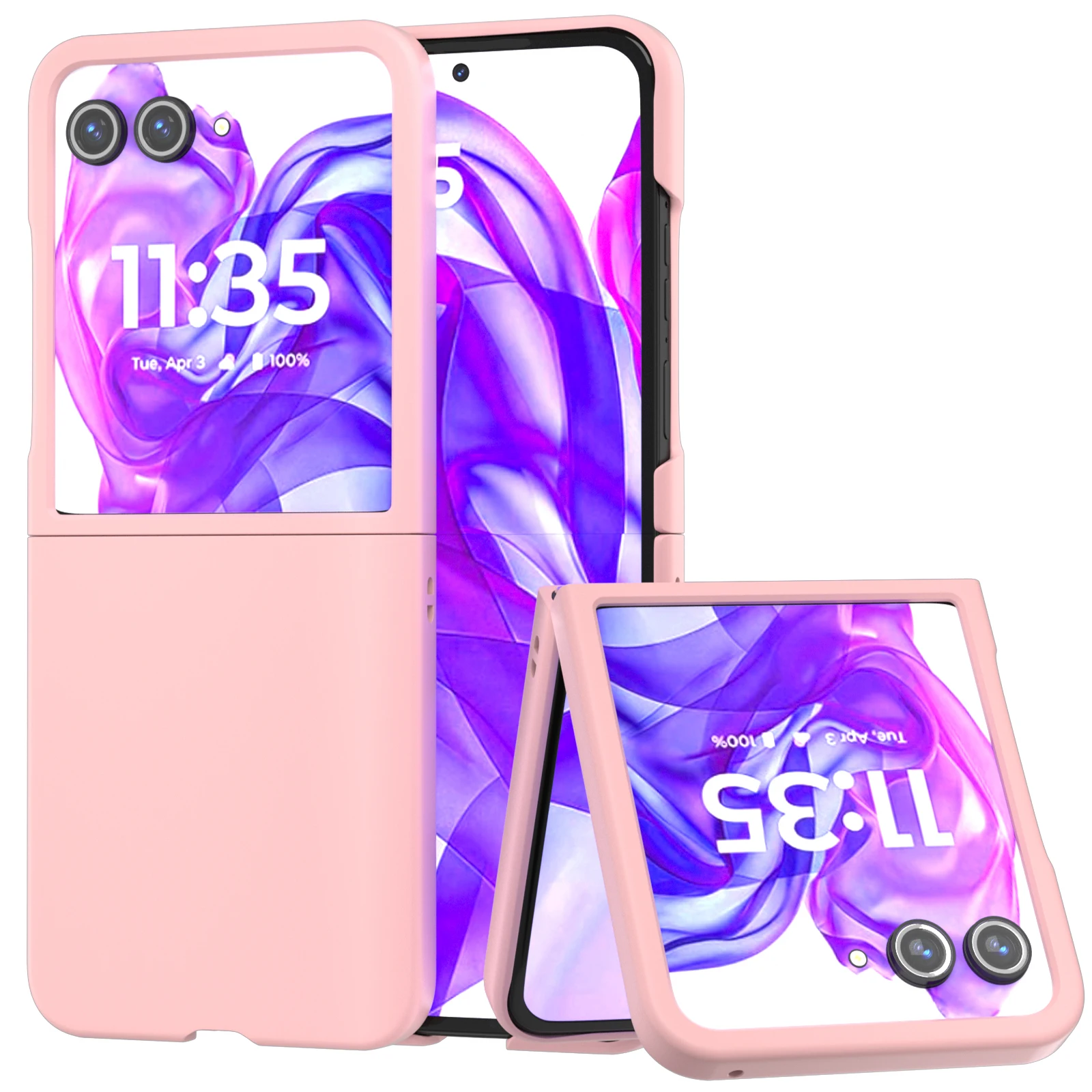 Luxurious Skin Feel Case with Hinge Protection and Anti-Scratch Lightweight Design