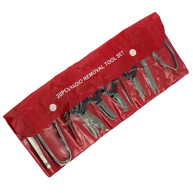 

20 Pcs Practical Car Speaker Disassembly Tool Set Automobile Stereo Removal Radio Keys Remove Tools Repair Modification