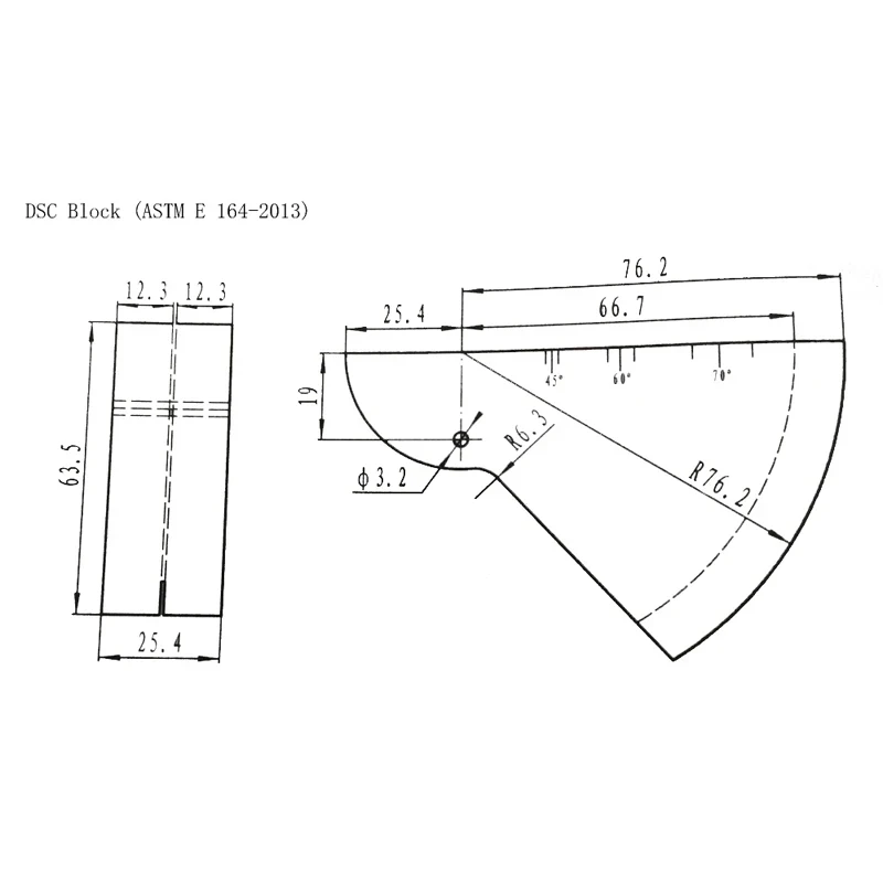 DSC(ASTM E) Calibration Test Block