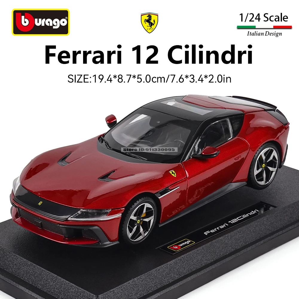 Bburago 1:24 Ferrari Alloy Diecast Toy Car Collection Gift
