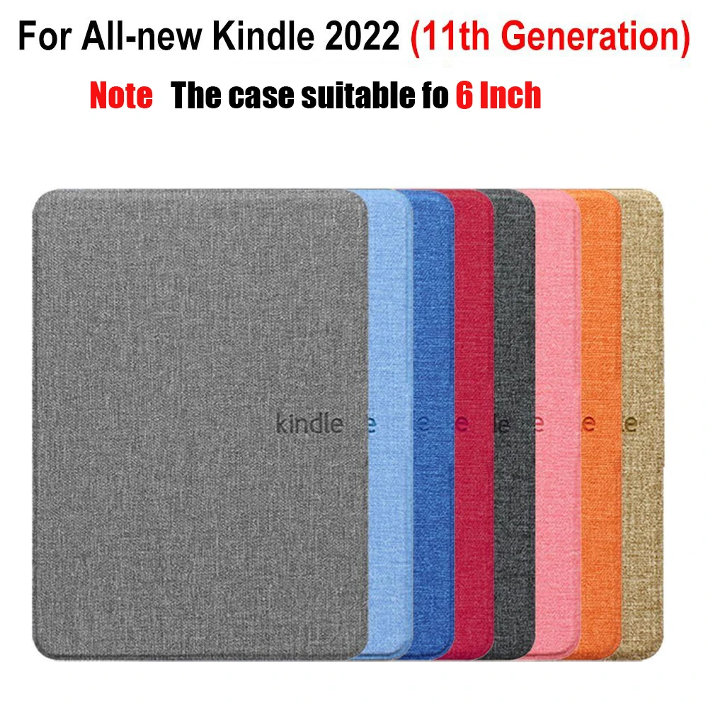 Capa Magnética em Tecido para Kindle Capa de Capa Luz Embutida 11ª Geração Gen Novo Lançamento 2023