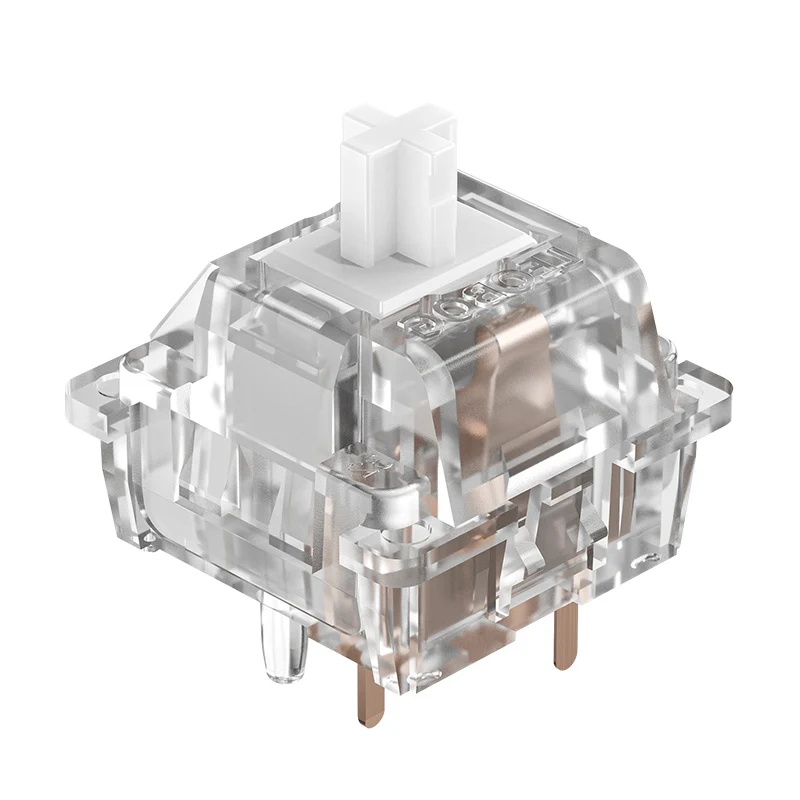 LOBOG Ice Soul Switch Custom Mechanical Keyboard 5 Pins Tactile Switches Light Force RGB Transparent Factory Lubed hi75 Sugar65 6 Sc83de6a0ed8f49be8f5efb0cb7166be3a