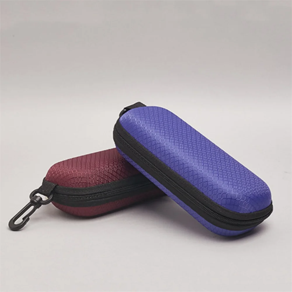 New Portable EVA Eyewear Cases Cover Sunglasses Hard Case For Women Men Glasses Box With Lanyard Zipper Eyeglass Cases Protector