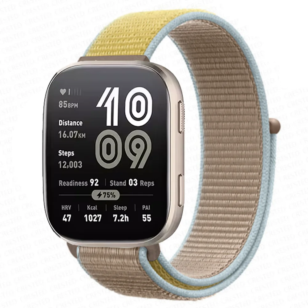 Nylon Loop Watchband Bracelet - 22mm Strap Replacement