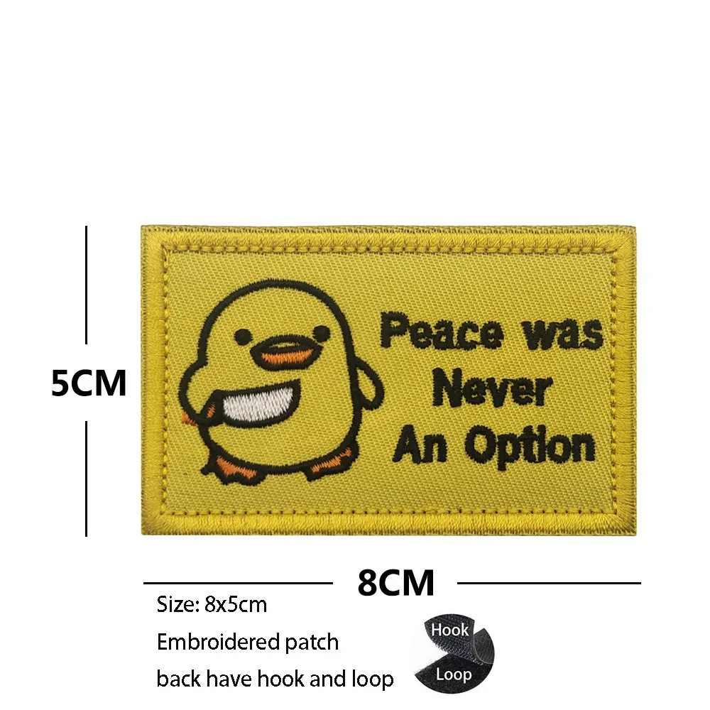 Heißer Verkauf PVC Entlein personal isierte kreative gestickte Stoff Patch Tier Charakter personal isierte kreative Honig Dachs Armband – Detail 4