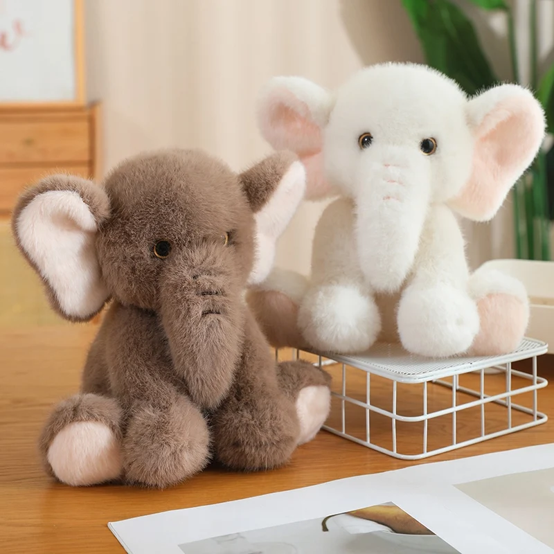 Soft Elephant Plush Toys Cute Kawaii Pillow