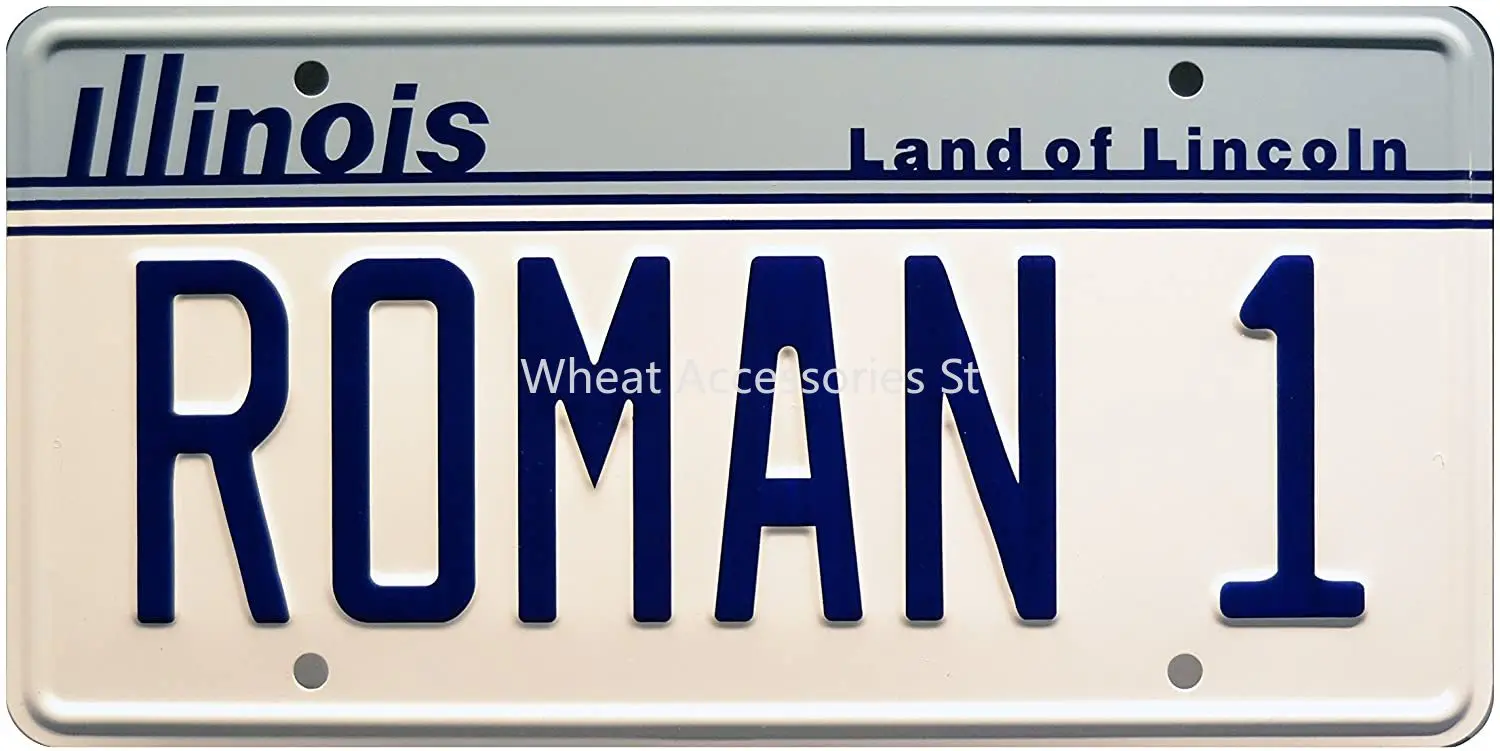 

Celebrity Machines The Great Outdoors | Roman 1 | Metal Stamped License Plate
