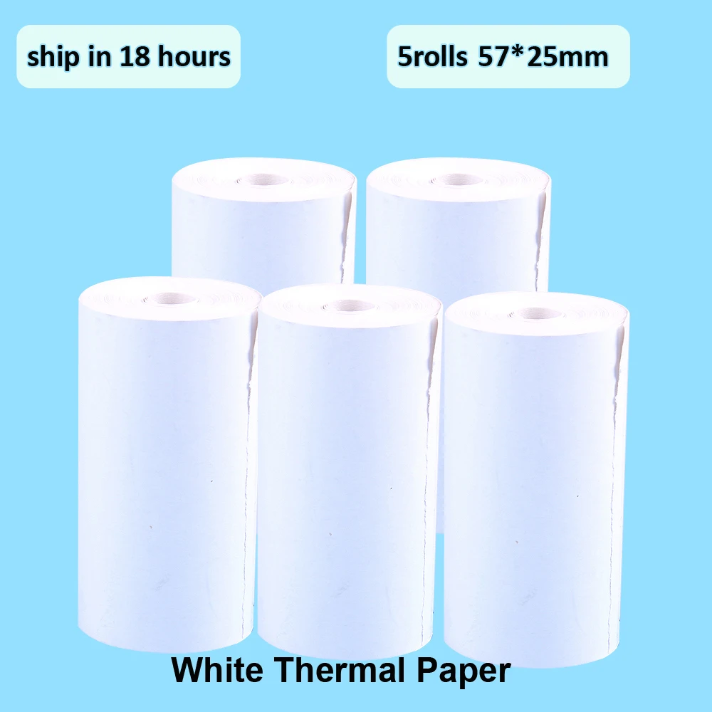 5rolls white Paper