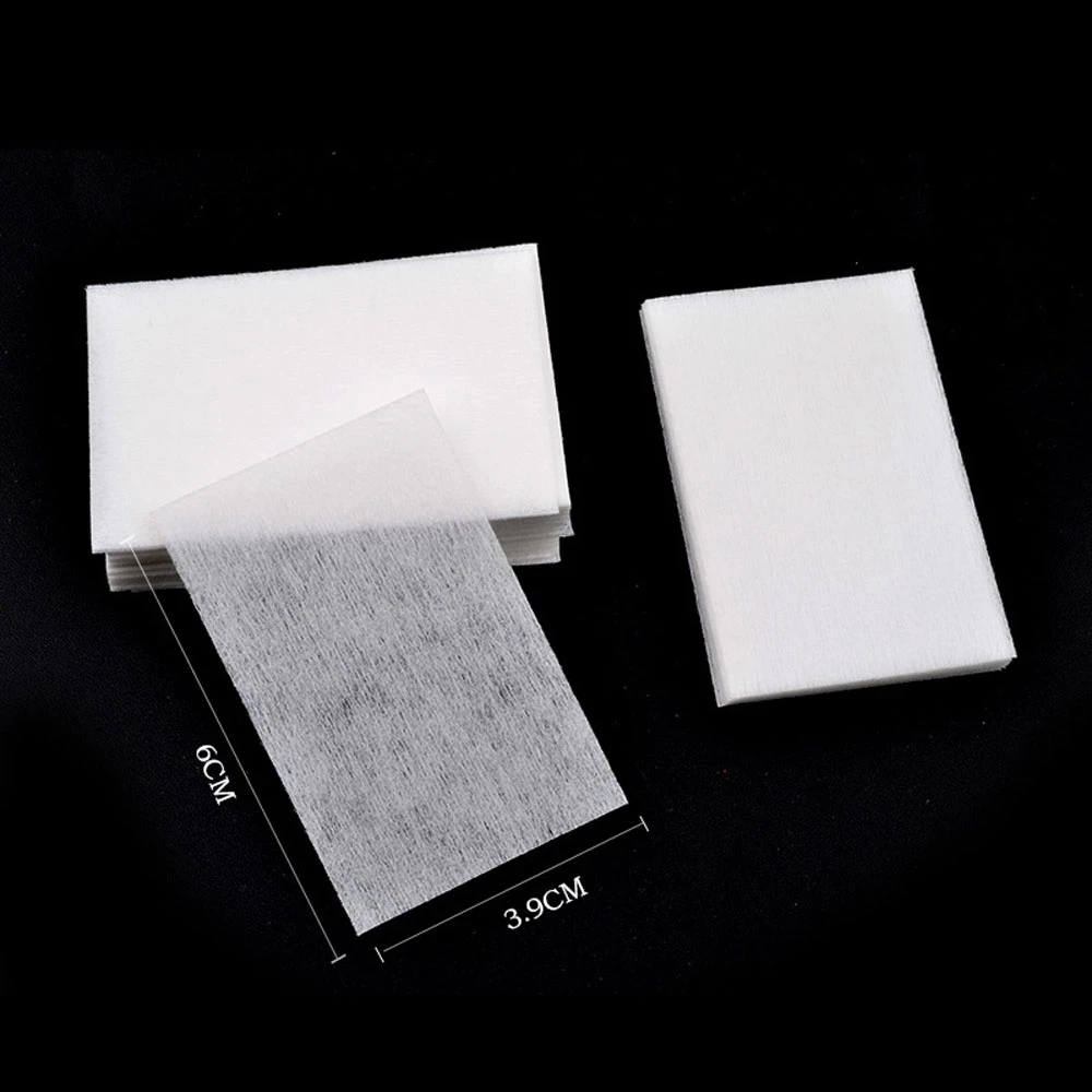 Nail Cotton Polish Remover Wipes Gel Clean Manicure Napkins Lint-Free Wipes Cleaner UV Gel Polish Paper Pads Towel Nail Tool#V 4