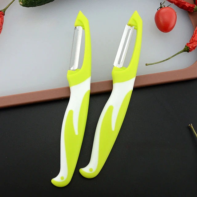 1pc in acciaio inox carota pelapatate antiscivolo frutta verdura affettatrice utensile manuale gadget da cucina 3