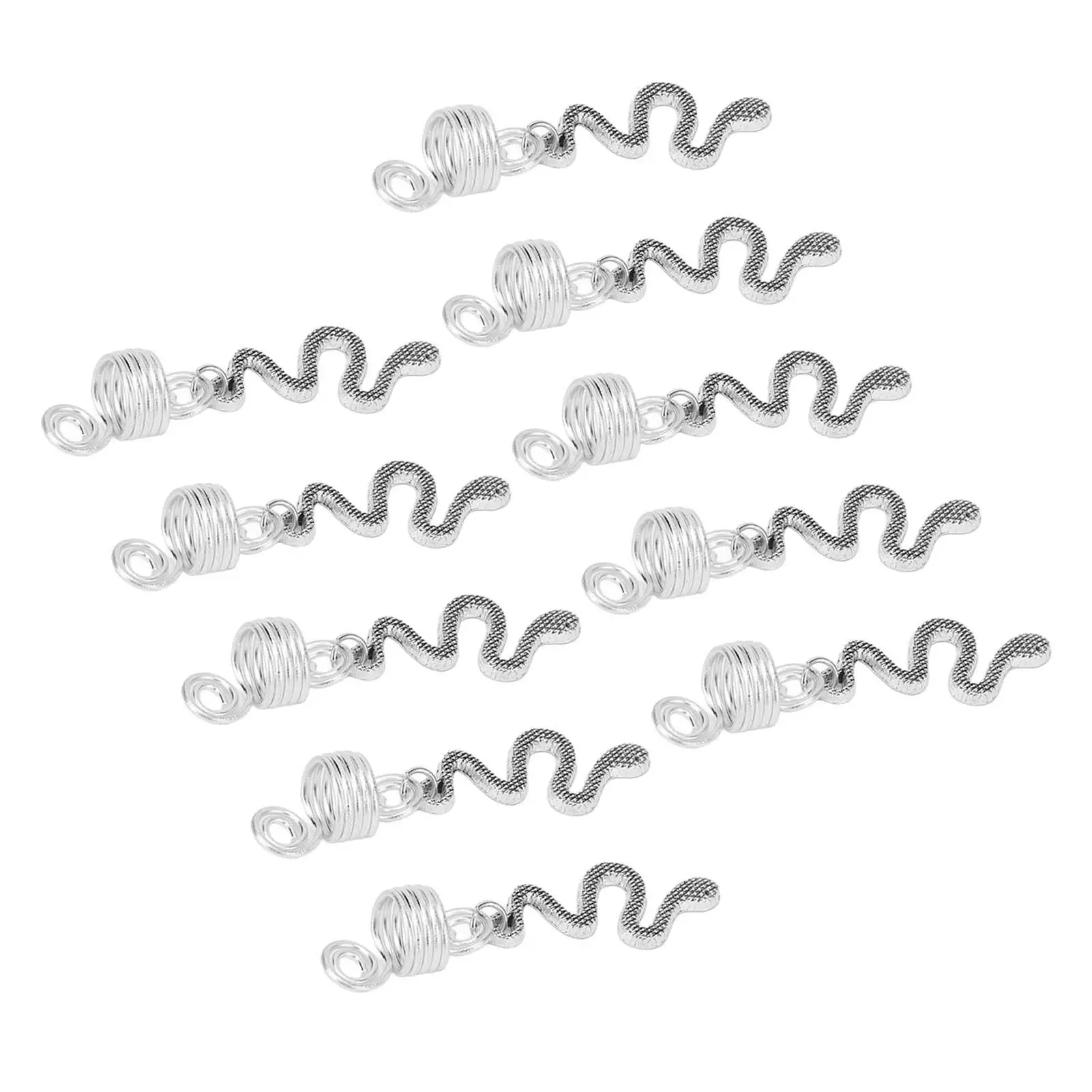 Beard Coil Snake Shaped Spiral Dreadlocks Alloy Exquisite Portable Fashionable for men