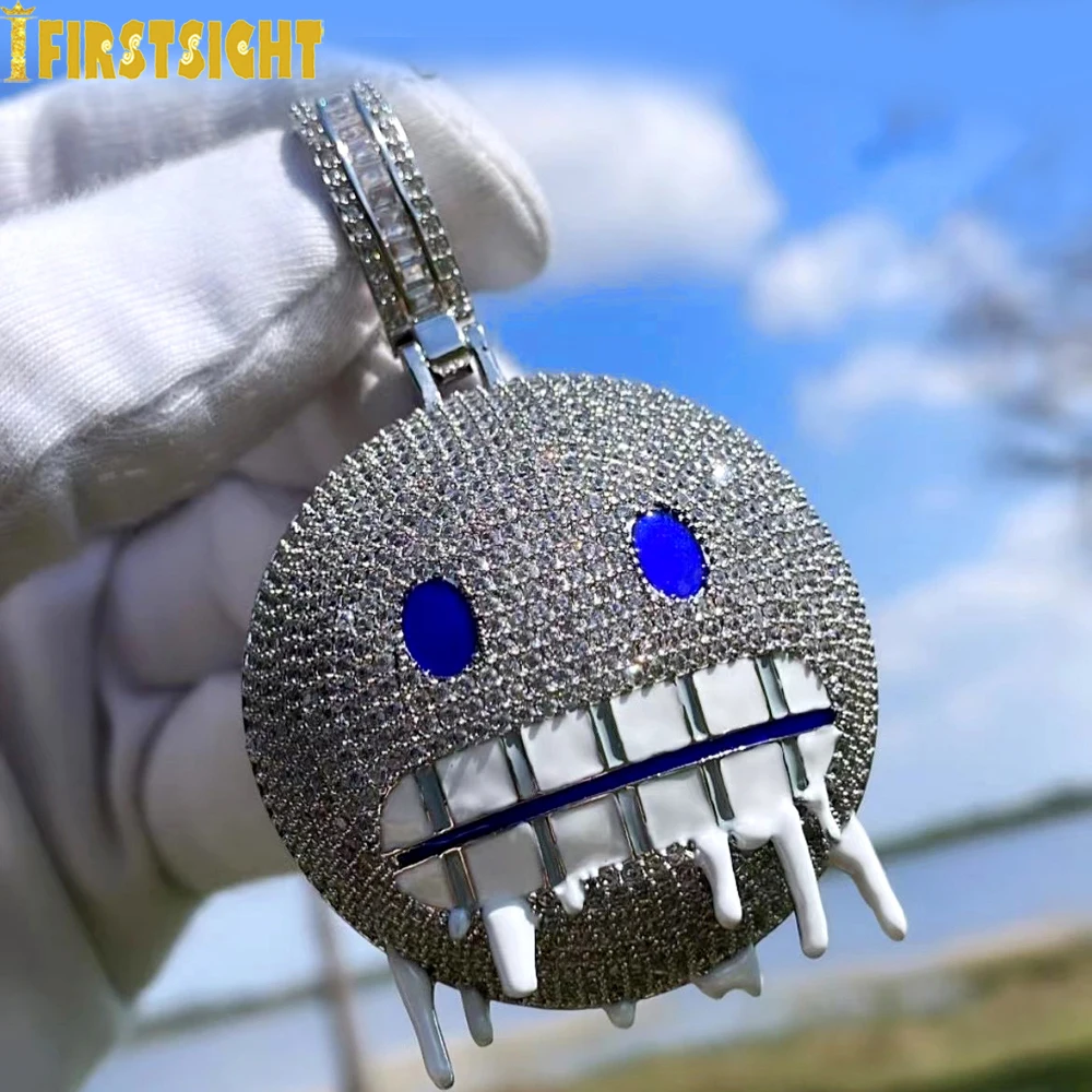 2024 New Iceman Necklace Iced Out Bling 5MM CZ Tennis Chain