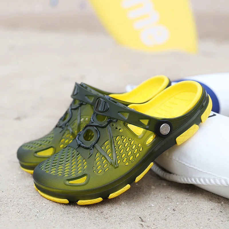 

New Men Sandals Summer Flip Flops Slippers Men Outdoor Beach Casual Shoes Cheap Male Sandals Water Shoes Sandalia Masculina