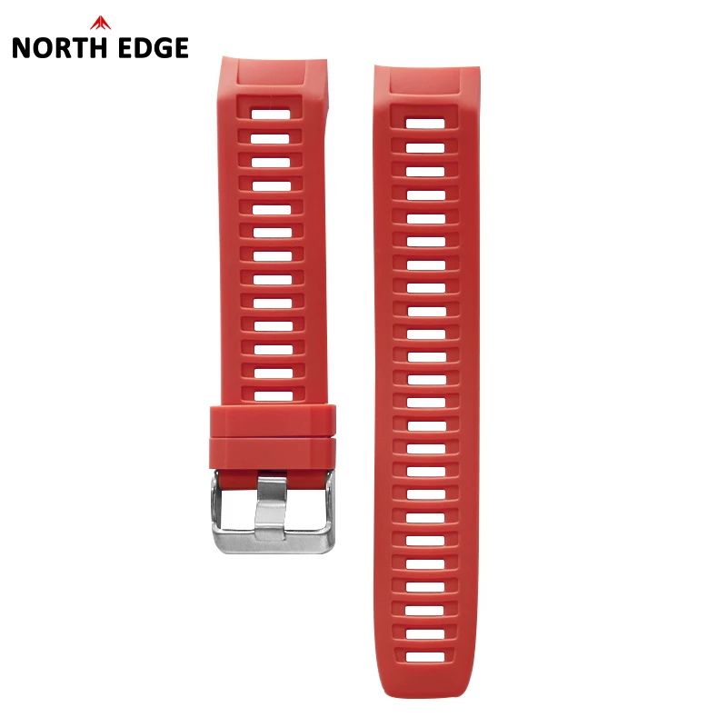 NORTH EDGE 24 mm/20 mm/22 mm Kautschukarmband, Edelstahl-Nylonarmband, anwendbar auf TRITON EVOQUE 2 GAVIA2 ALPS AK Cross Fit 3 MARS – Detail 14