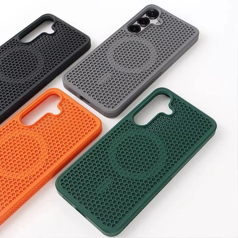 Magnetic Cooling Mesh Breathable Shockproof Case with Heat Dissipation