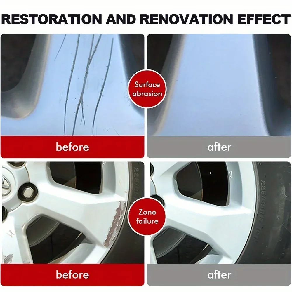 Wheel hub Scratch Repair wax Automobile tire detail repair and deep conditioning no residue