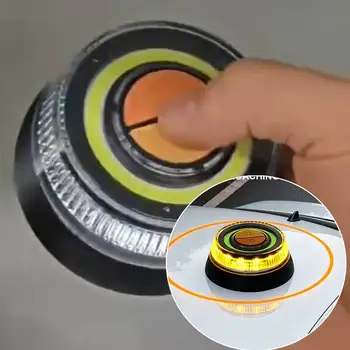 Luce di avvertimento per auto universale V16 Torcia a LED Luce di emergenza Luce gialla Traffico Forte induzione magnetica per veicoli