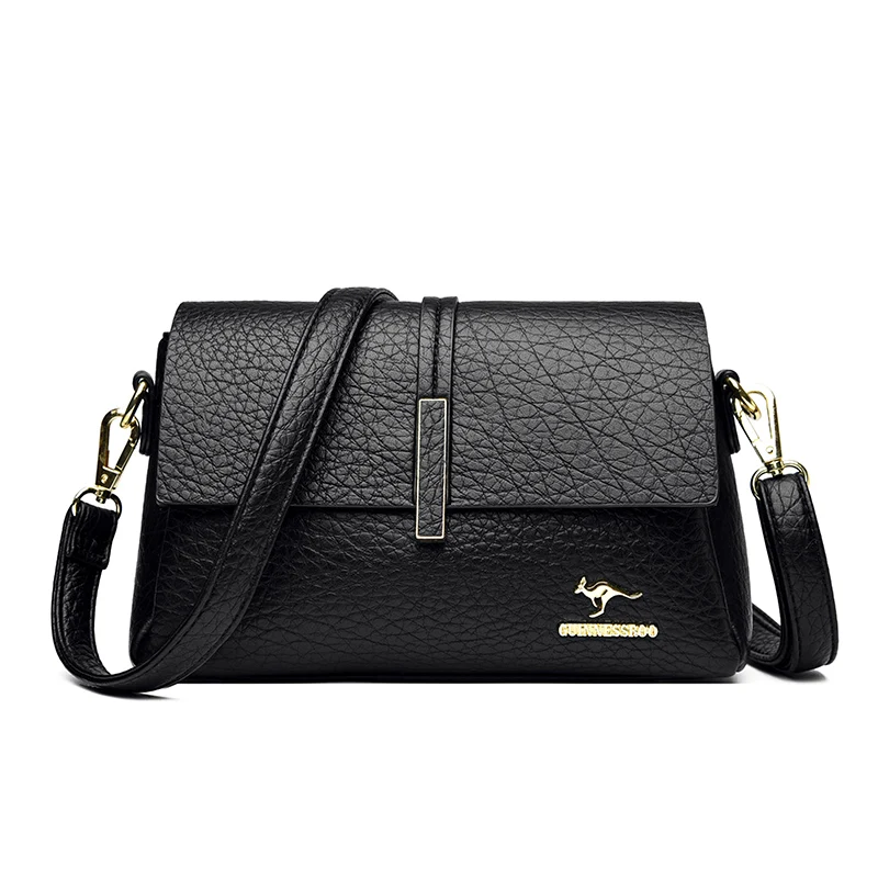 Piccola borsa a tracolla donna stile retro casual borsetta spalla_voghion.com