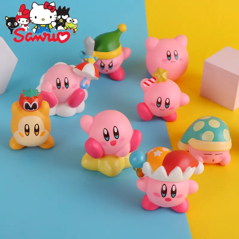 

1Set(8Pcs) Star Kibi Elf Doll Cartoon Anime Model Decoration Car Ornament Doll Toy Lovely Key Buckle Pendant Ornaments Jewelry