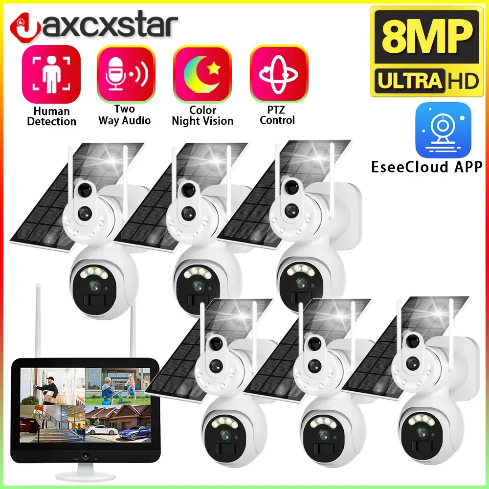 

Система видеонаблюдения ПНН на солнечной батарее, 10 каналов, 4K, Wi-Fi, 2 канала