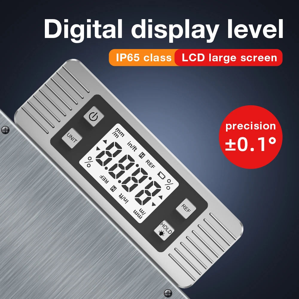 Digital Level Box Measuring Instrument for Woodworking Construction