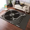 Vinyl Disc Player Pattern Rug for Bedroom Living Room Carpet for Kitchen Floor Mats Home Decor Non-Slip Floor Pad Rug 15 Sizes 1