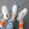 Women Sneakers Women's Vulcanize Shoes Spring  Autumn Breathable Flats Solid Color Mesh Shoes Young Woman Casual White Shoes 6