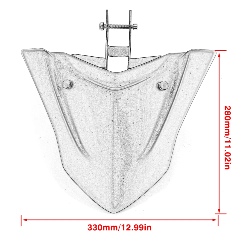 Motorrad Front Nase Verkleidung Schnabel Extender Gugel Schutz Kotflügel Abdeckung Für Yamaha Tenere 700 2019-2021 T7 2019-2021 XTZ 700 – Detail 10