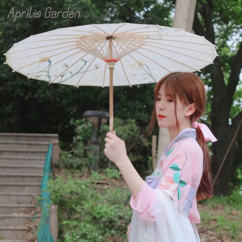 82cm Chinese Japan Classical Cloth Umbrella