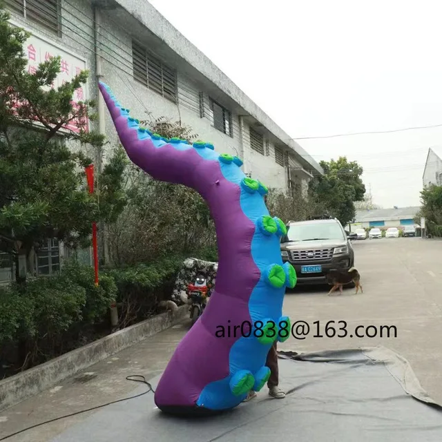 Outdoor Blow Up Inflatable Octopus Tentacles with Built-in Lights and Blower Inflatable Octopus Arms Legs for Event Party Decor 3