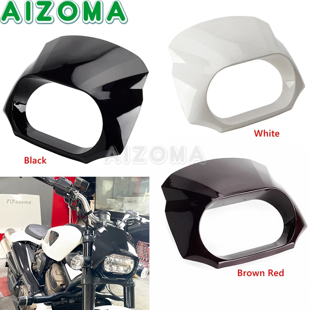 

2021 2022 For Harley Sportster S 1250 RH1250 Headlight Fairing Mask Cowl Front Lights Windshield Cover Motorcycle Accessories