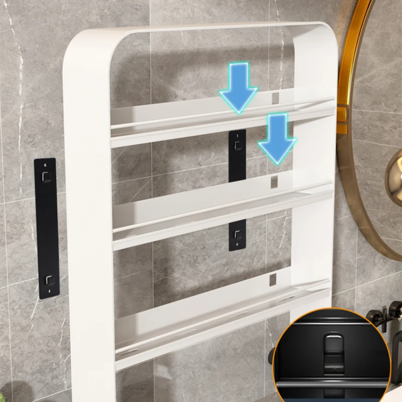 Furniture Hanging Full Bathrooms Kit Storage Locker Tools Luxury Accessories Set Wc Complete Shelves Lagerregal Shelves Modern