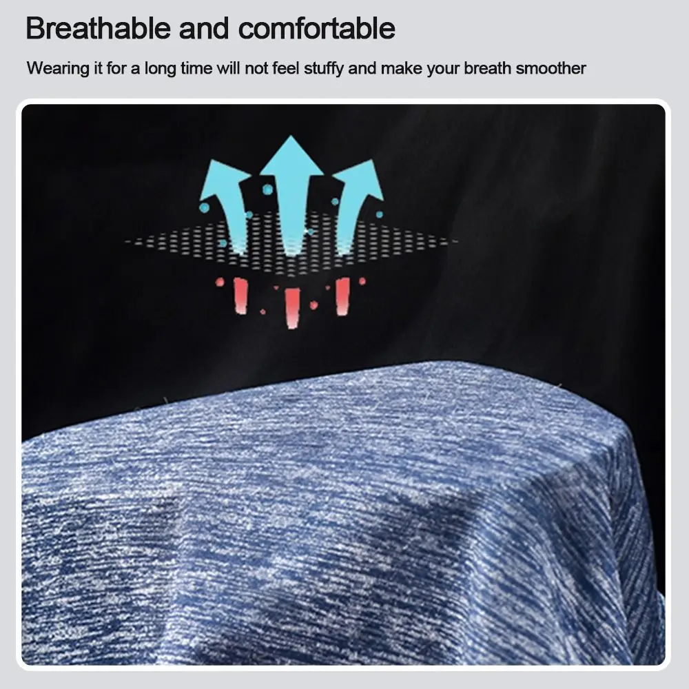 Summer Ice Silk Face Sunscreen Hat Seamless Scarf Breathable Face Neck Cover Motorcycle Riding Sun Protection Cover with Brim 4