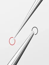  German Ultra-fine No. 5 Cell Pimples Blackhead Clip Tweezers Beauty Salon Special Scraping & Closing Artifact Acne Needle Tool 