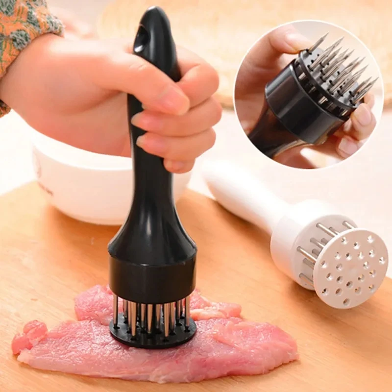 Meat Tenderizer Meat Hammer Professional Meat Tenderizer Needle With Stainless Steel Steak Pork Chop Meat Hammer Kitchen Cooking Tool Accessories