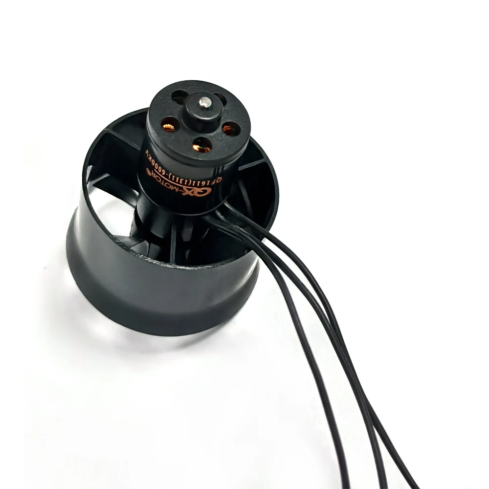 Vue latérale du Moteur Brushless 30mm EDF 5000KV avec dissipateur thermique