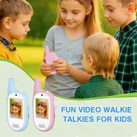 Видео рации для детей, радионяня, перезаряжаемая HD-камера 720P и устройство смены голоса, портативный детский подарок на день рождения, 2 шт. — изображение 5