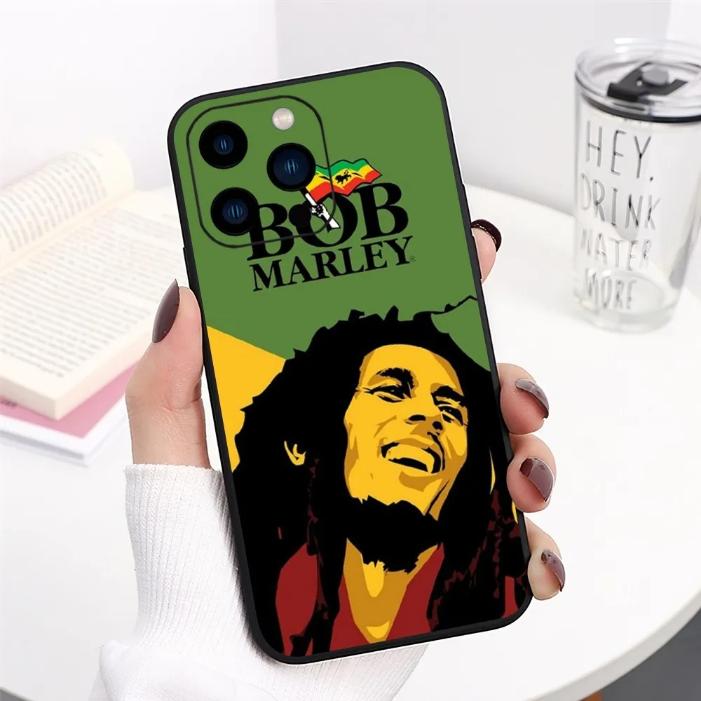 thumbnail image 1 of Funda de teléfono Bob Marley Rasta Lion para iPhone 13 14 15 11 12 Mini Pro Max Carcasa transparente, 1 of 5