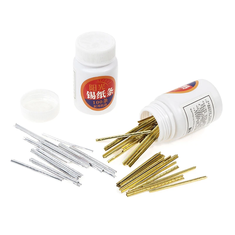 Locksmith Tools 90Piece/bottle 4.6cm Finished Tin Foil Strip Single Row Or Double Row