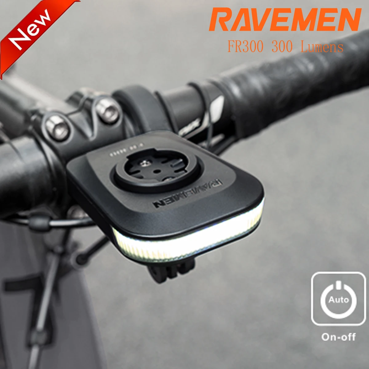 Fabric Lumaray V2 Garmin Lights Fabric Lumaray GPS Mount Front