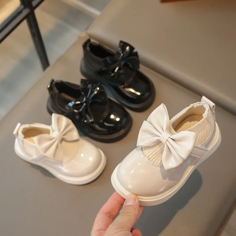 Girls Knitted Shoes with Stretch Fabric for School