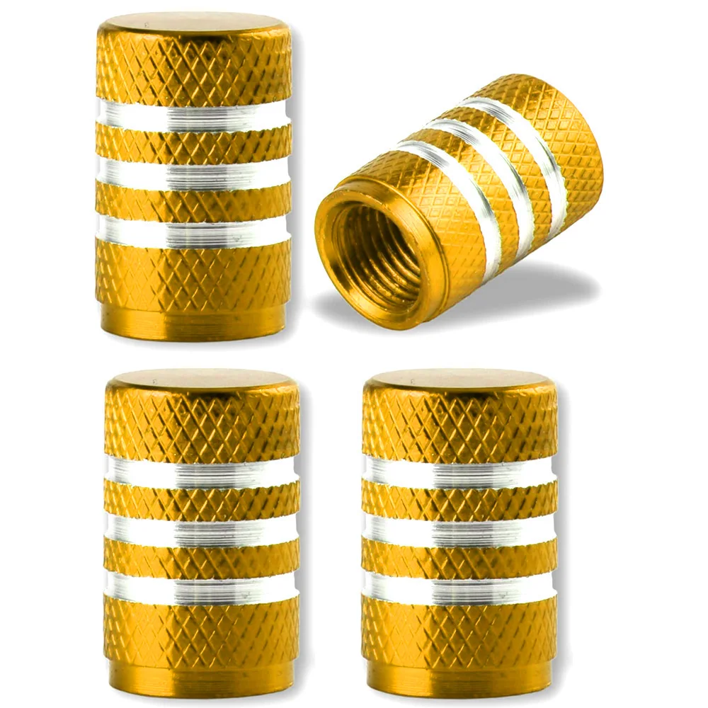 Aluminum Alloy Waterproof Tire Valve Stem Caps - Universal Fit