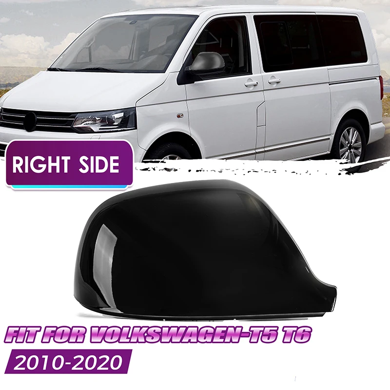 Fit For VW Volkswagen Transporter T5 T5.1 T6 2010-2020 Side Wing Rearview  Mirror Cover Cap Trim Car Rear view Covers Replacement