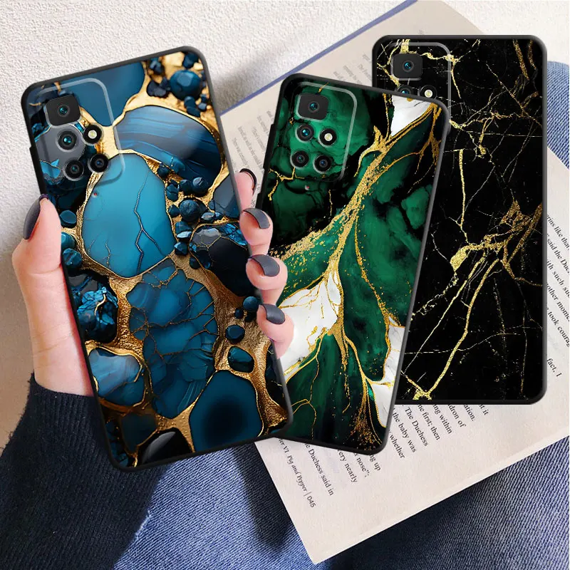 Elegant Senior Marble TPU Soft Phone Case Cover