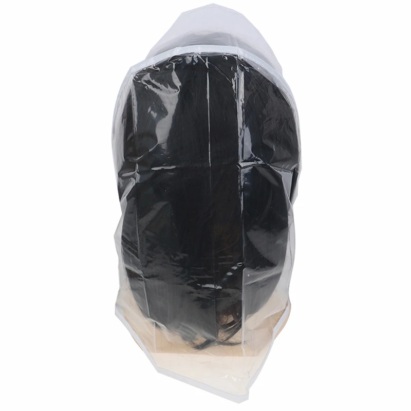 Clear Transparent Rain Cap Protective Hairstyle Rain Hat Plastic Bonnet Rainwear For Women Lady Girls 1 PC