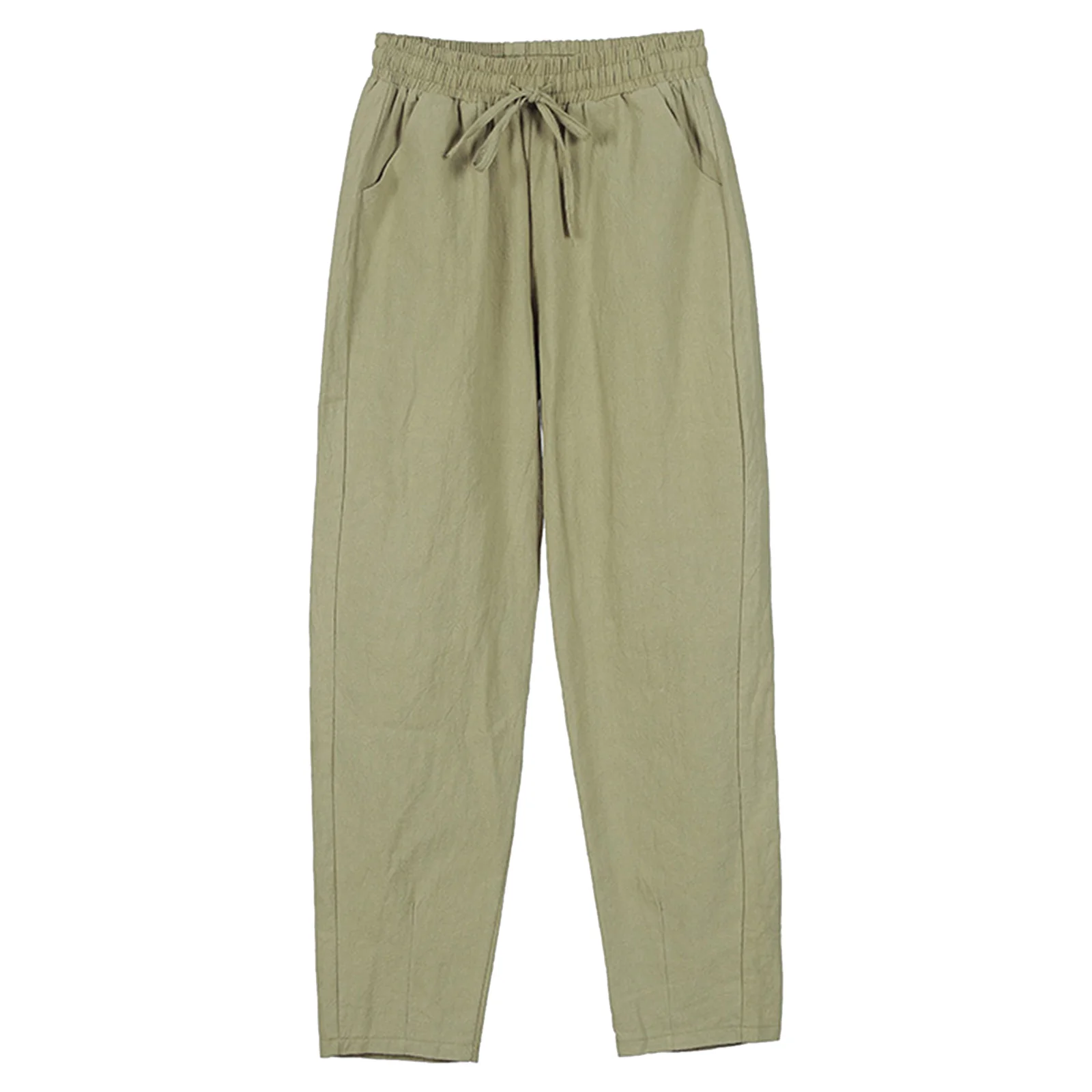 22395-8b434d.jpg 2023 New Straight Wide Leg Women's Pants Summer Casual High Waist Pants for Women Solid Color Loose Trousers Female - Image 1