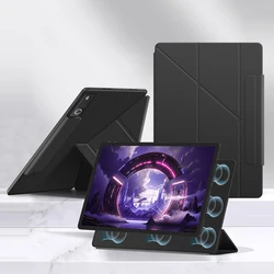 Ultra - Thin Multi - Folding Magnetic Tablet Smart Cover for Lenovo Legion Y900 11 (Black)