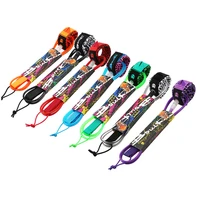 6ft/8ft Surfing Leash Surf Leg Rope Surfboard Foot Leash TPU 7mm Thick Stainless Swivels Longboard Foot Rope Surfboard Leash 1