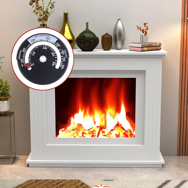 Wood Burning Stove Thermometer Oven Stove Thermometer Home Stove Fan Pipe  Barbecue Monitor Oven Fireplace Accessories - AliExpress